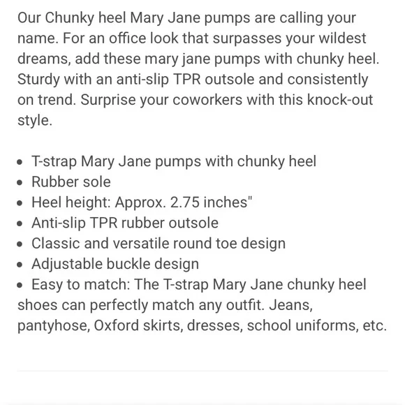 🎉 3/$15 Red Dream Pairs T-strap Heels - Picture 9 of 10